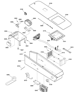 Control Panel Group Diagram and Parts List for 040633-00  Briggs and Stratton Generator